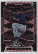 2020 Panini Chronicles Obsidian Electric Etch Red 23/25 Bryan Abreu #11 b8h