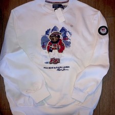 Ralph Lauren Team USA Polo Bear Olympics 2026 Ceremony Sweatshirt Size XL NWT