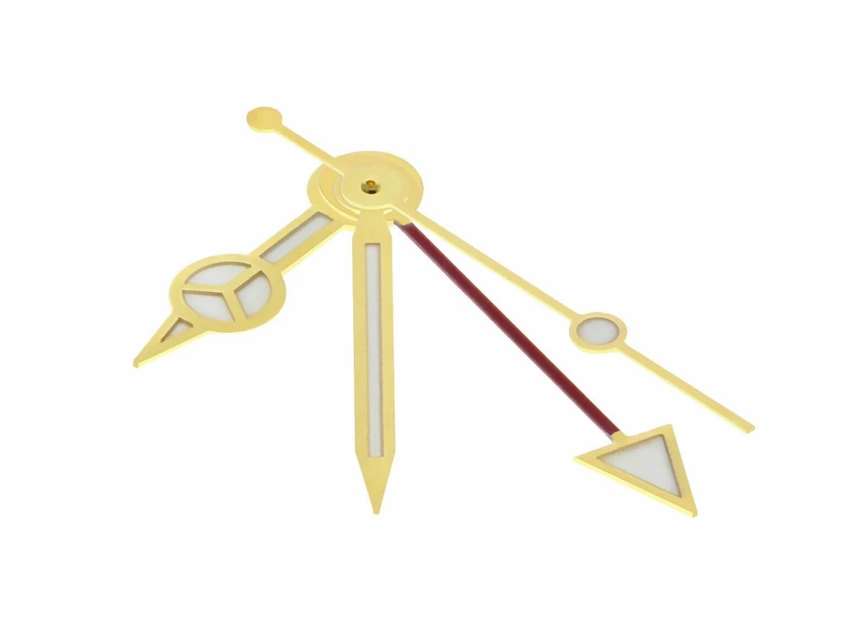 WATCH HANDS FOR ROLEX GMT MOVEMENT 3075-3175 16700 16750 16753 16570 16758 GOLD - Image 2 of 4