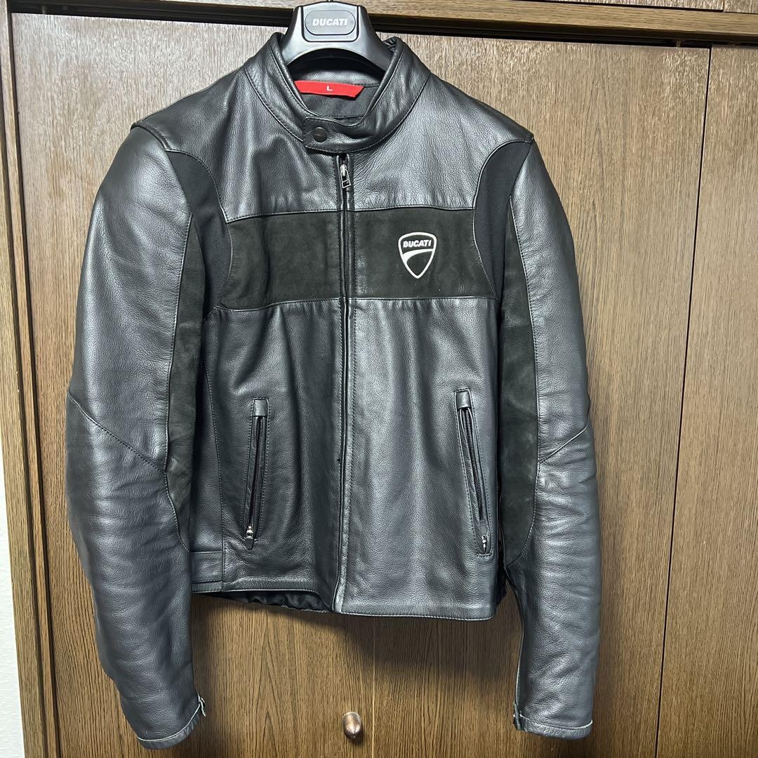 Ducati レザージャケット ブラック レザージャケット Black Rider