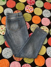 J.Jill Slim Boyfriend Straight Denim Jean 8 New