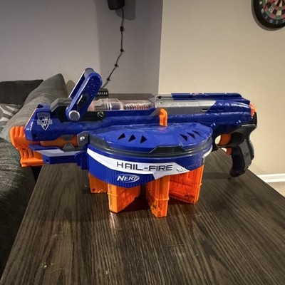 NERF N-Strike Elite Hail-Fire Dart Blaster w/ 8 Magazines 