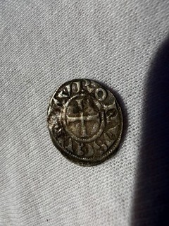 1100 1200 CRUSADER COIN French States Abbey of Saint Martin de Tours Denier Coin