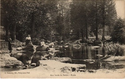 CPA Aux bords du Serein - Rosée (115650)