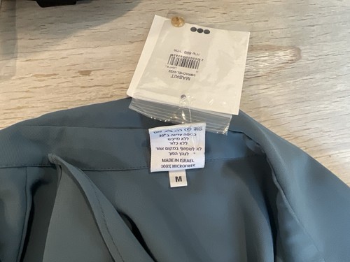 Top e pantaloni donna M by Maskit bottoni davanti manica lunga blusa top S - Foto 4 di 5