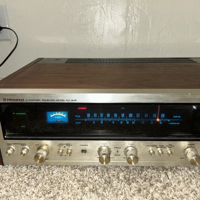 Pioneer アナログオーディオ機器 PIONEER QX-646 Vintage Wood Quad 4 Channel Receiver ~ WORKS AND
