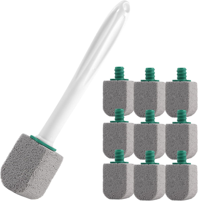 #ad #ad Pumice Stone Toilet Cleaner Long Handle Scrubber 10 Stones Rust Stain Grease $22.48