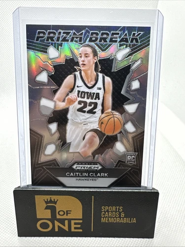 2024 Panini Prizm Draft Picks Caitlin Clark #13 Silver Prizm Rookie Card RC Basketball Collectible