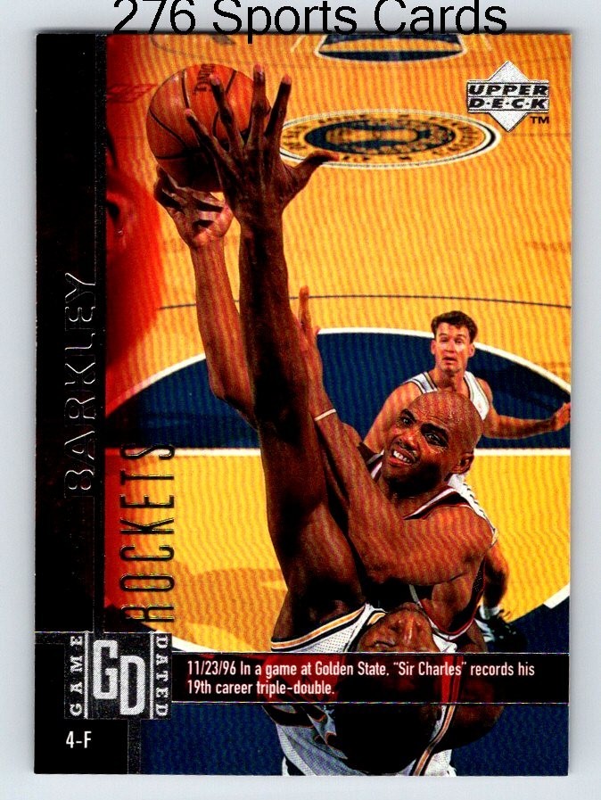 1997-98 Upper Deck - Charles Barkley #224 GAME DATED