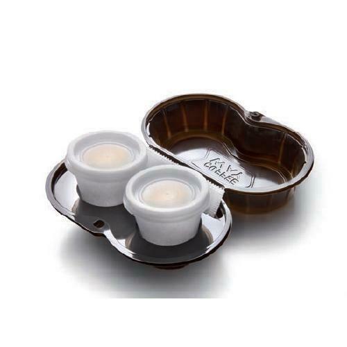 COFFEE WAY Vassoio PortaCappuccio da asporto 2 posti PZ 60 per bicchiere 200cc