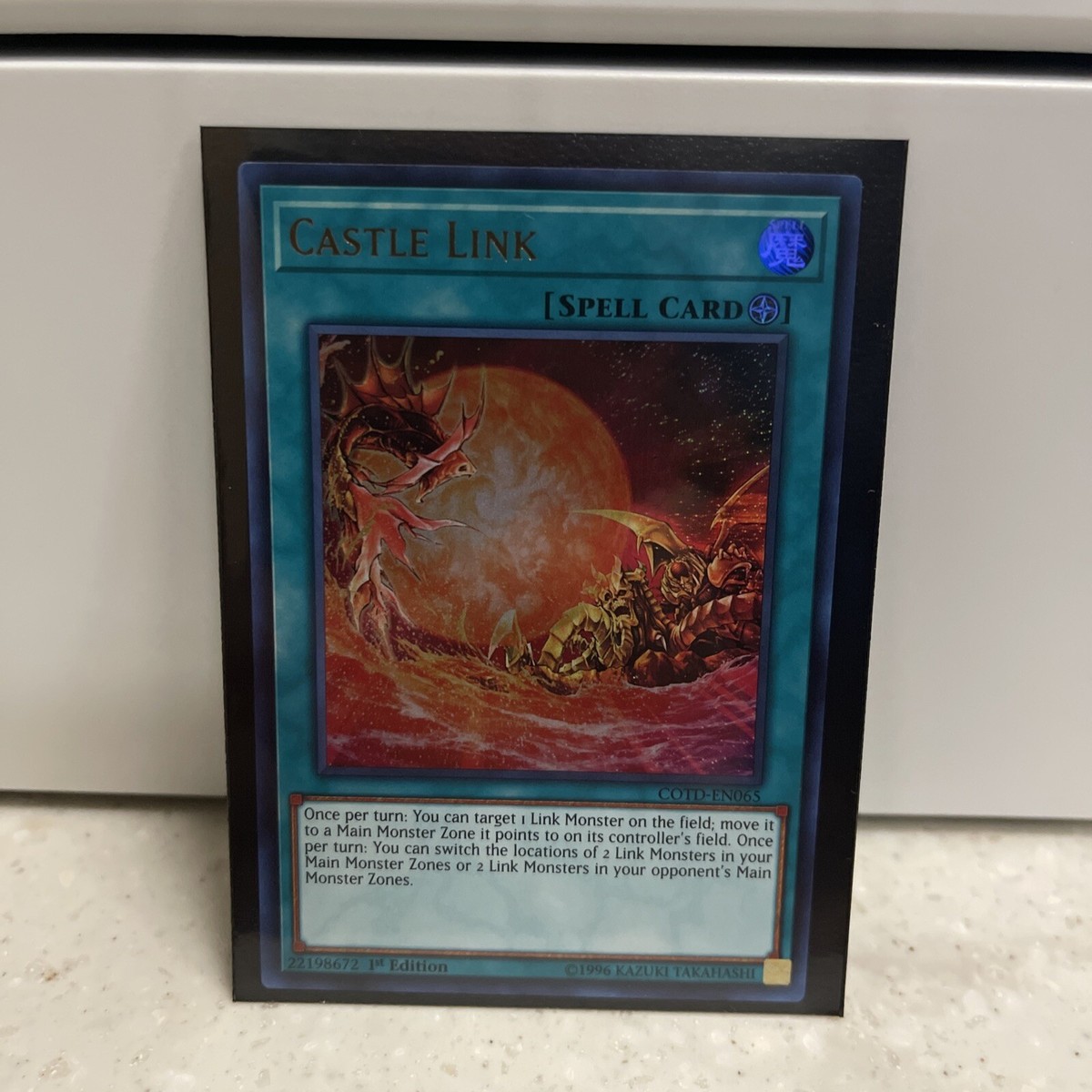 yugioh link spell cards Yugioh Spell Card Castle Link COTD-EN065 1st Edition Ultra Rare