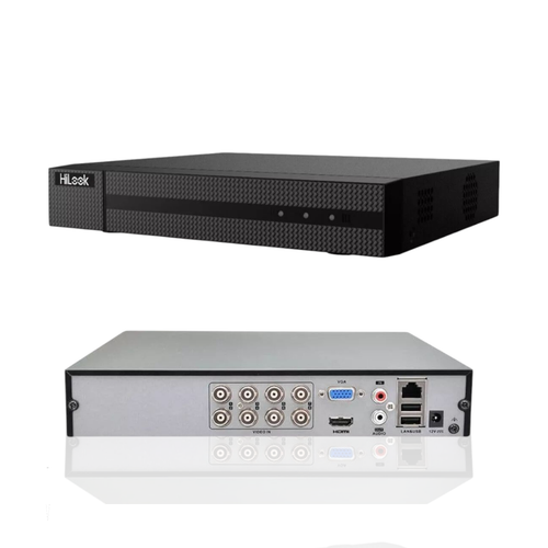 HiLook by Hikvision 8-Kanal DVR CCTV-Kit 2 MP ColorVu Kameras Audio optional HDD - Bild 5 von 32