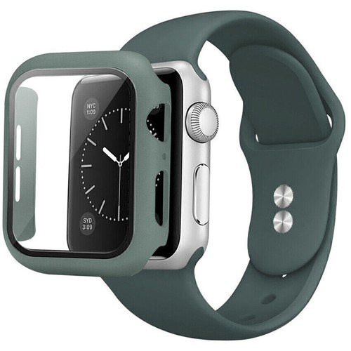 Uhrenband Armband + Etui Abdeckung Displayschutzfolie für Apple Watch Ultra2 9 8 7 6 5 SE - Bild 26 von 28