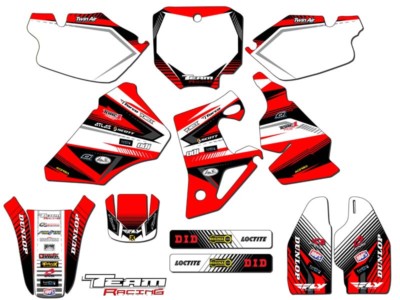 1996-2002 HONDA CR 80 GRAPHICS KIT DECALS DECO CR80 80R 2001 2000