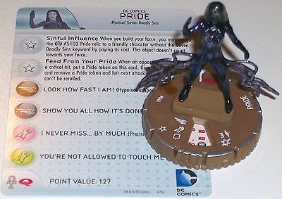 Heroclix Justice League Trinity War set Pride #064 Chase figure w/card! Heroclix Justice League Trinity War set Pride #064 Chase figure w/card!