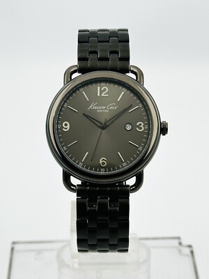 Kenneth Cole NY KC9256 Triple Black Date Display Modern Core