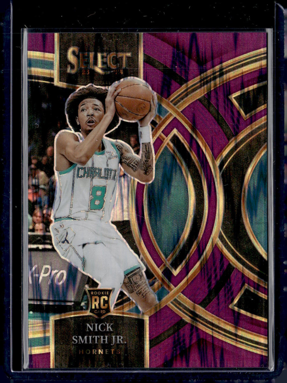 2023-24 Panini Select #119 Nick Smith Jr. Rookie Purple Flash /175 NM-MINT++