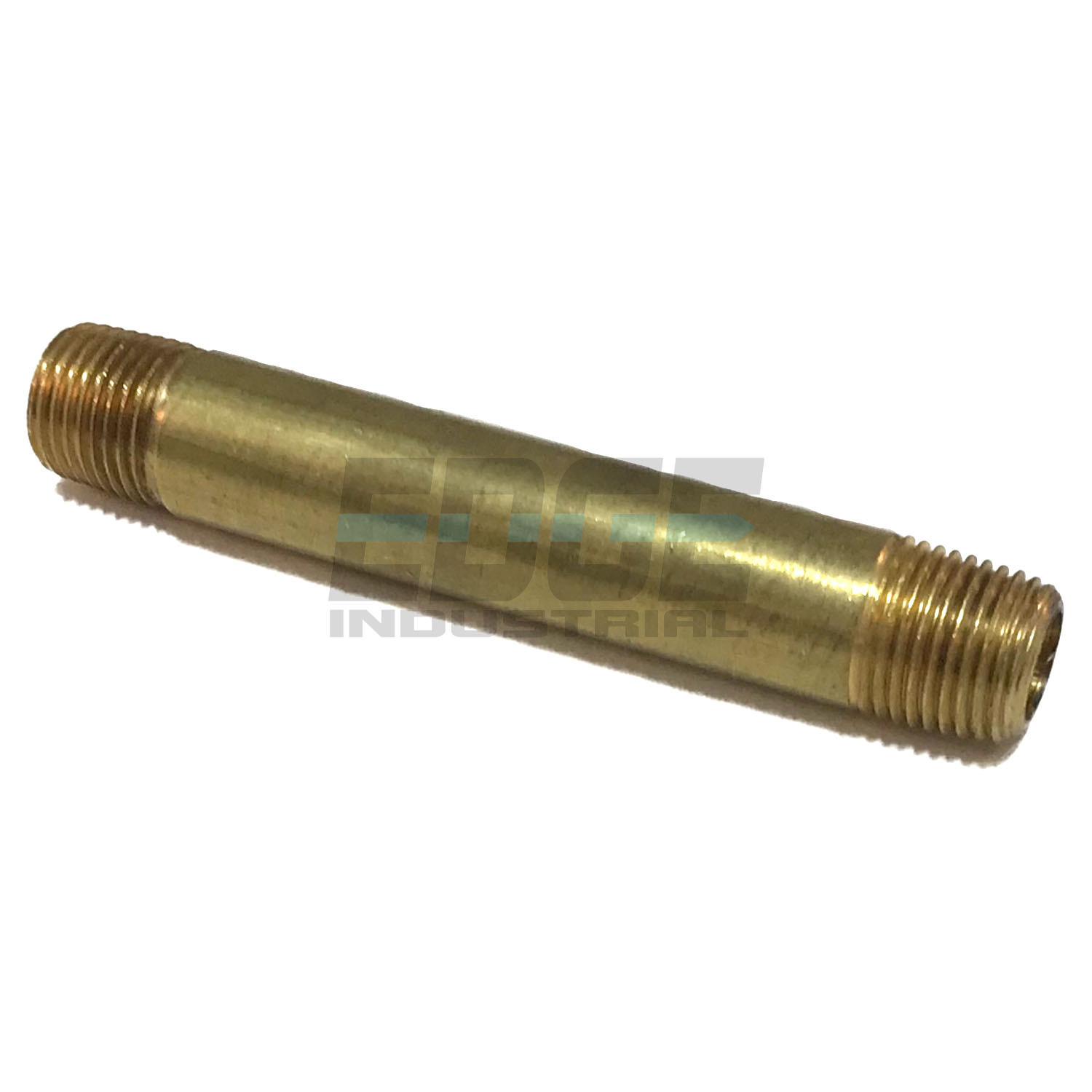 BRASS NIPPLE 1/8" X 1/8", 2-1/2" LENGTH, MALE NPT MNPT FUEL/AIR/WOG