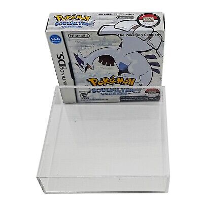 1 caixa protetor para pokemon heartgold/soulsilver caso nintendo ds