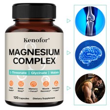 Triple magnesium complex muscle recovery and sleep aid 120 Capsules