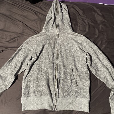A Bathing Ape 3M Zip Up Sweatshirt Men s Small Bape Grey