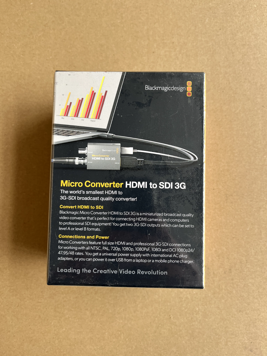 Blackmagic Design 105970 Micro Converter - Black 9338716007169| eBay