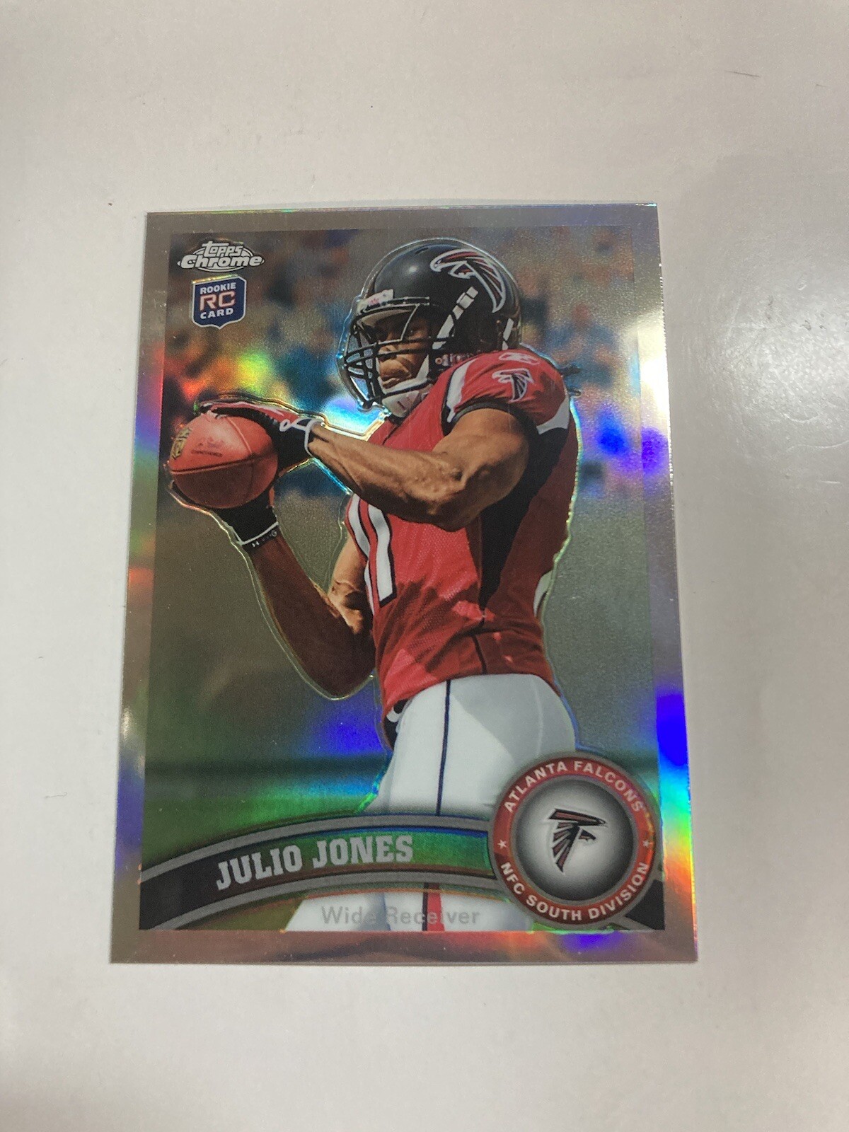 2011 Topps chrome silver refractor Julio Jones rookie #131