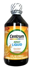Centrum LIQUID Vitamin Citrus Flavor 8oz  NEW LOOK!!   PHARMACY FRESH --