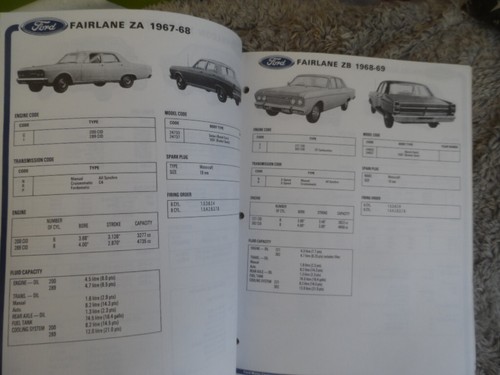 FORD AUSTRALIA VEHICLE IDENTIFICATION GUIDE 1960-1986 -FALCON-FAIRLANE-CORTINA - Picture 4 of 7