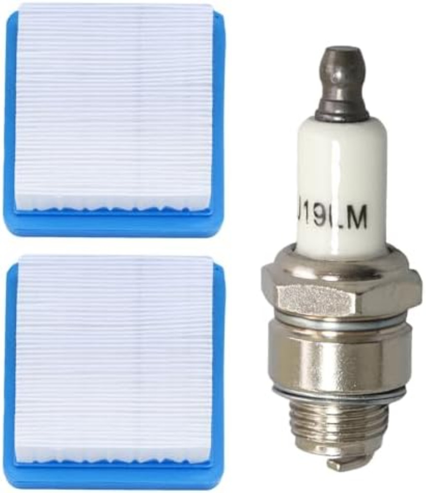 Kit Manutenzione 491588S: 2 Filtri Aria + Candela per Motori 4T