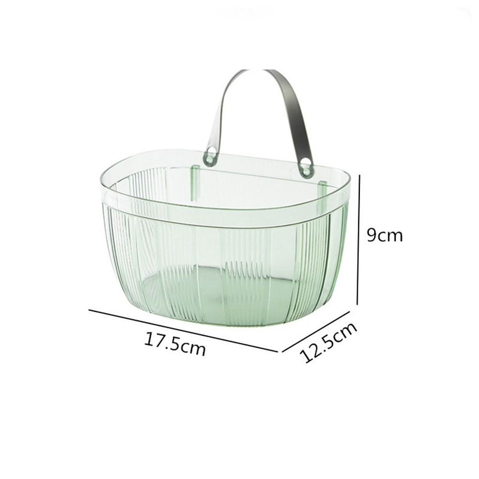 Acrylic Ginger Storage Box Self Adhesive Wall Hanging Basket Kitchen eBay