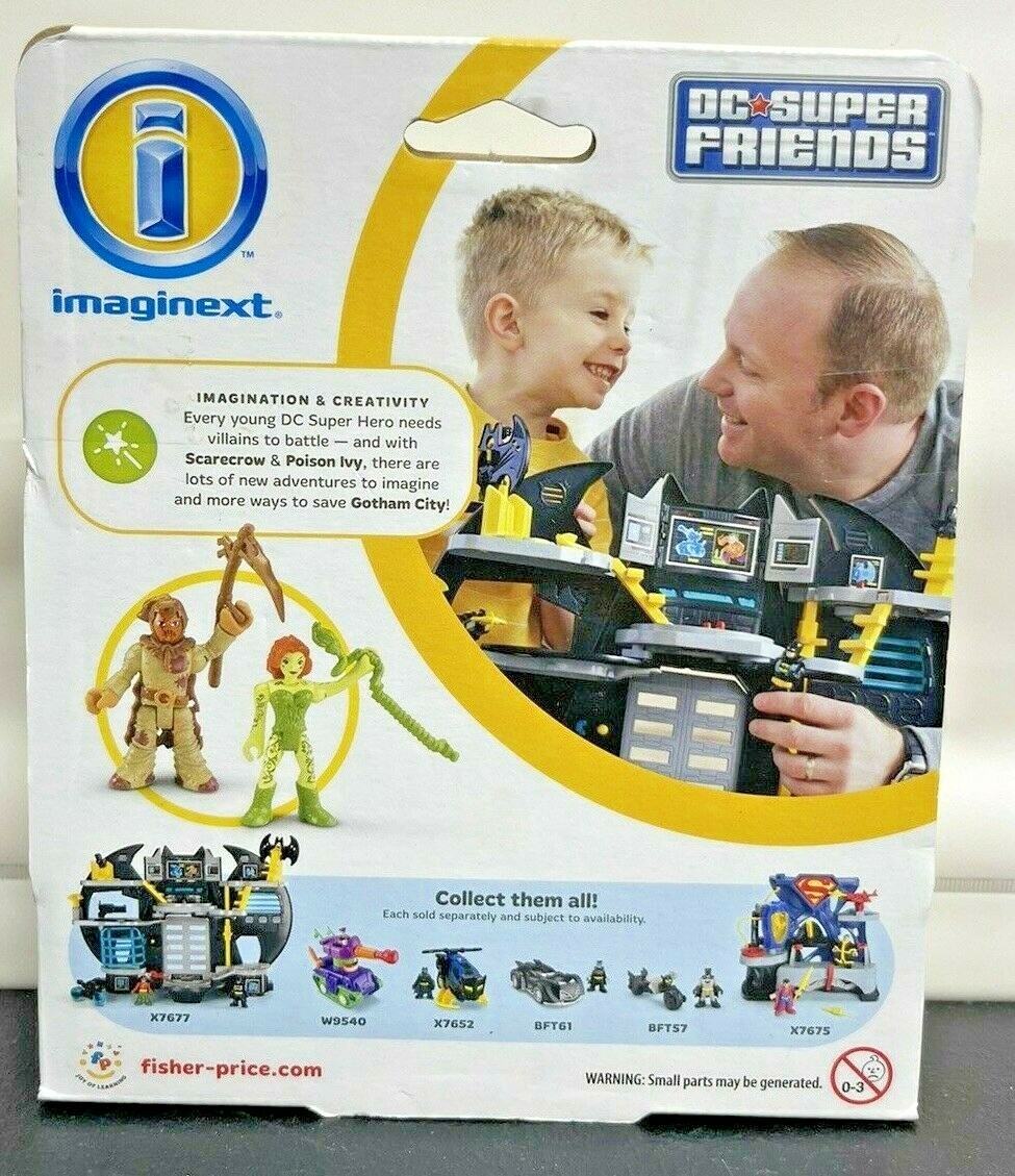 DC Super Friends Poison Ivy & Scarecrow Action Figure NEW Fisher