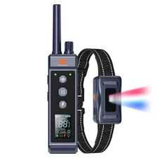 1400 YD Color Screen Remote, 3 Effective Training Modes with Dog Locator Light