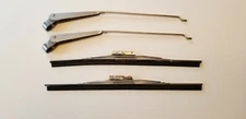 Fits Jeep CJ5 CJ6 CJ7 CJ8 STAINLESS ARMS AND WIPER BLADES FOR 1968 TO 1986 WITH 