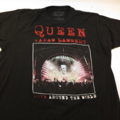 QUEEN ADAM LAMBERT OFFICIAL MERCH LIVE AROUND THE WORLD CONCERT