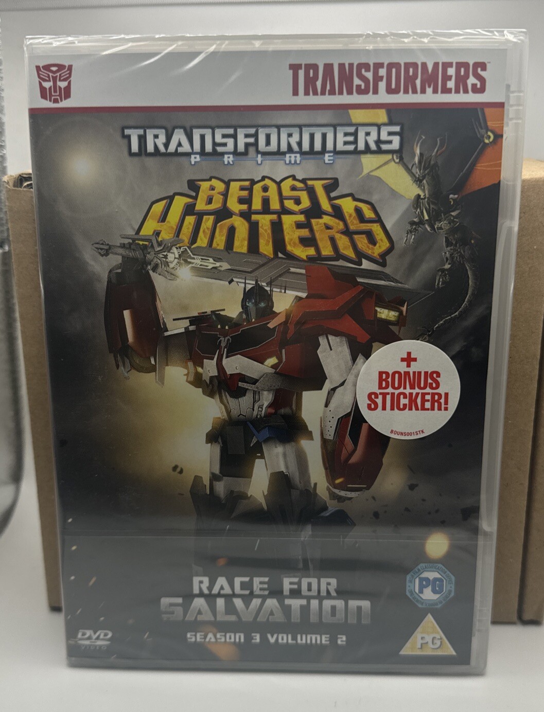 Transformers Prime Season 3  Vol 2 Beast Hunters - Race for Salvation DVD New