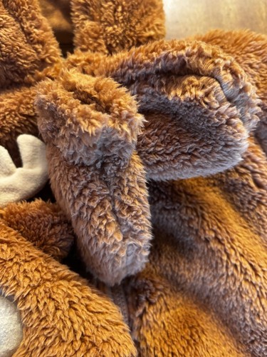 NWT Carter's Just One You Moose Jacket Hat Mittens Brown Baby 6 - 9 Months - Picture 3 of 6