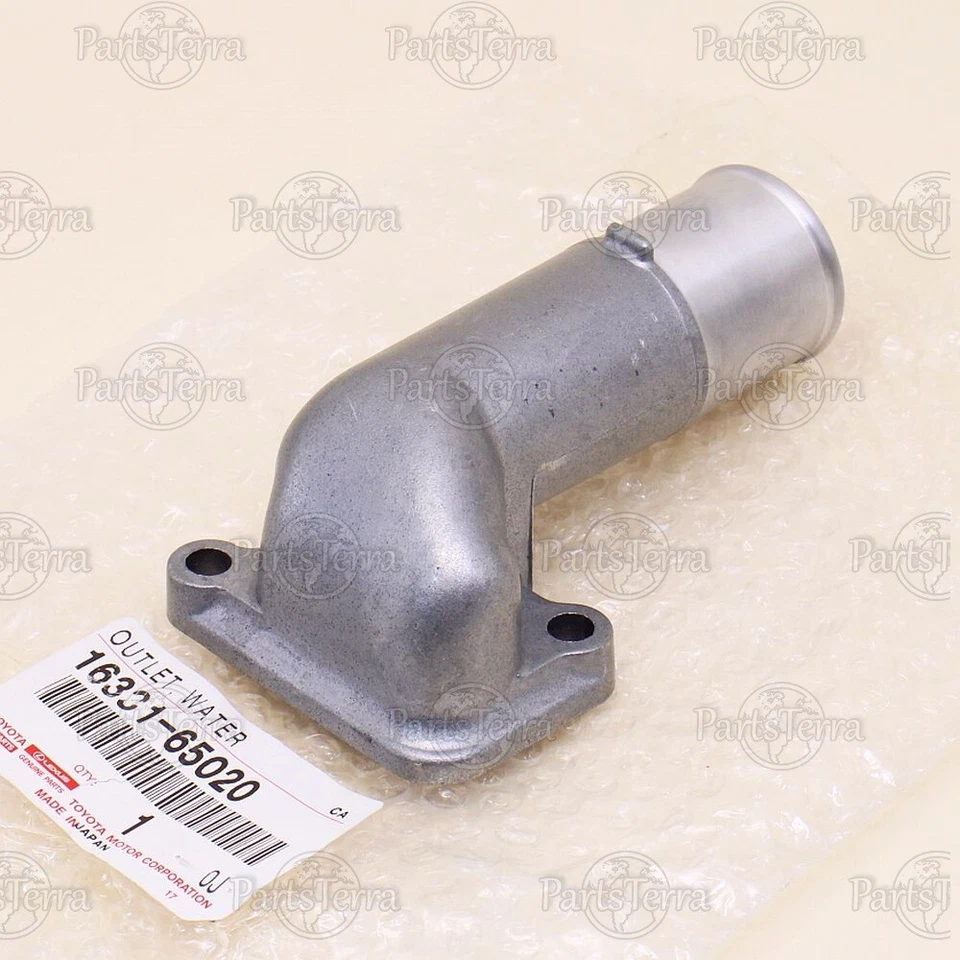 Genuine OEM Toyota T100 4RUNNER 16331-65020 Water Outlet Engine Radiator Cooling Foto 2 de 4