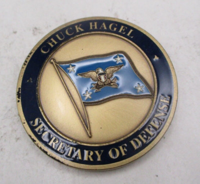 Secdef Coin Austin US Secretary of Defense SecDef Chuck Hagel Obama Admin Challenge Coin ...