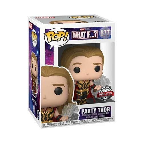 MARVEL WHAT IF Figurine PARTY THOR EXCLUSIVE N° 877 POP FUNKO