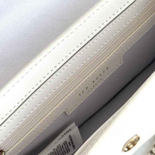 Ted Baker Baeleen Cream Leather Medium Crossbody Bag With Dust Bag -New RRP £130 - Picture 6 of 8
