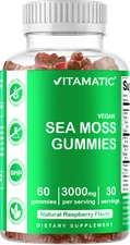 Vitamatic Irish Sea Moss Gummies - 3000 mg - 60 Vegan Gummies