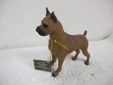 1991 TAWNY BOXER 4" COLLECTIBLE  FIGURINE  W TAG LIFE'S ATTRACTIONS