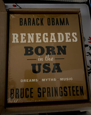 Renegades Born in the USA DELUXE SIGNED Edition Barack Obama Bruce Springsteen