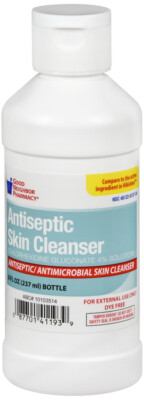 GNP ANTISEPTIC SKIN CLEANS LIQ 8 OZ  chlorhexidine gluconate TOPICAL LIQUID 4 % 