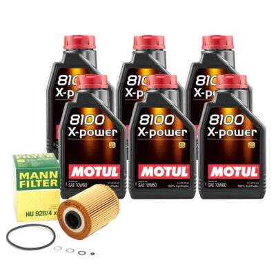 #ad #ad 6L Motul 8100 X POWER 10W60 Mann Filter Motor Oil Change Kit For E46 M3 3.2L S54 $828.95
