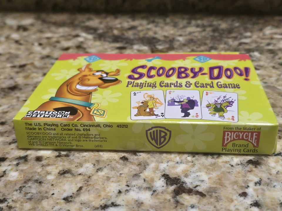 Scooby Doo Card Game Large Playing Cards Cartoon Network Complete VTG  - Image 2 of 3