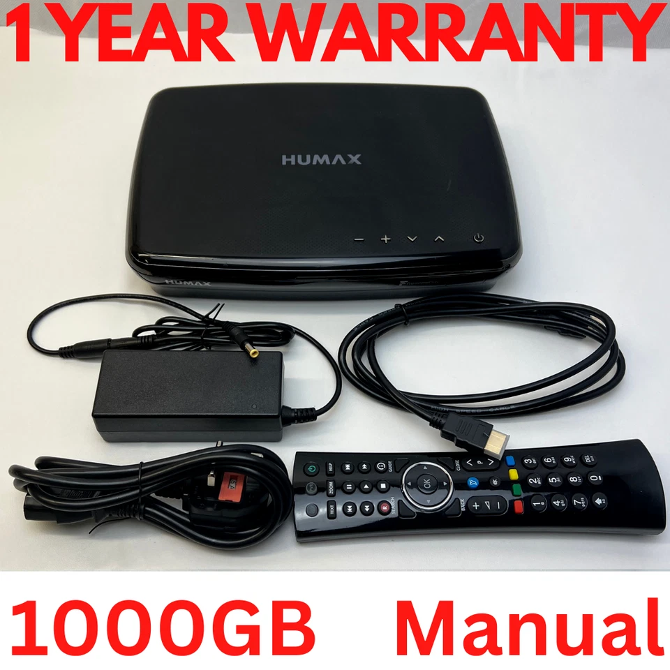 Humax FVP-5000T 1TB Freeview HD Recorder Catch-Up-TV Freeview Play Netflix