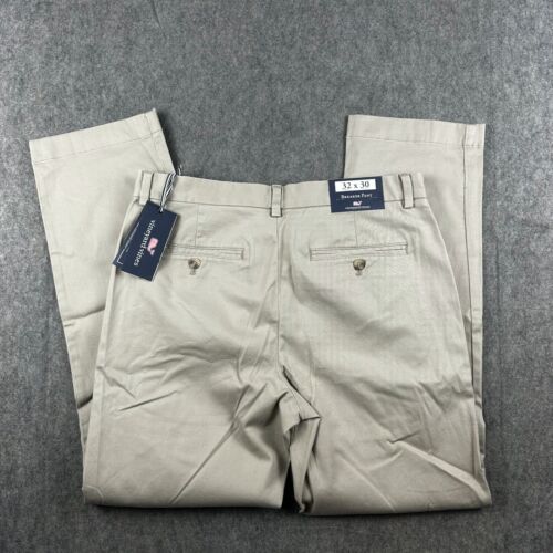 Vineyard Vines Breaker Pants Men's 32 x 30 Khaki Flat Front Beach Preppy $99
