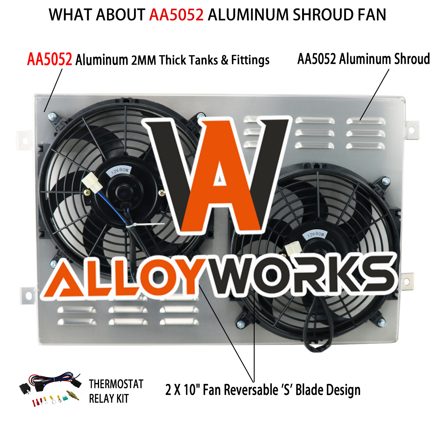 Shroud Electric Fan+Relay for 1967-1970 Ford Mustang Mercury Cougar Base XR-7 V8